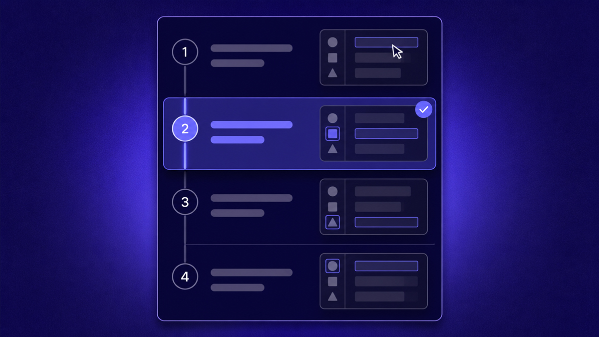 A written step-by-step guide beside its video twin, each step naming the exact buttons clicked on screen