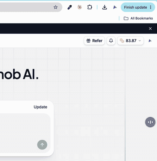 Pinning the stepvideo recorder in Chrome, opening it, and starting a recording